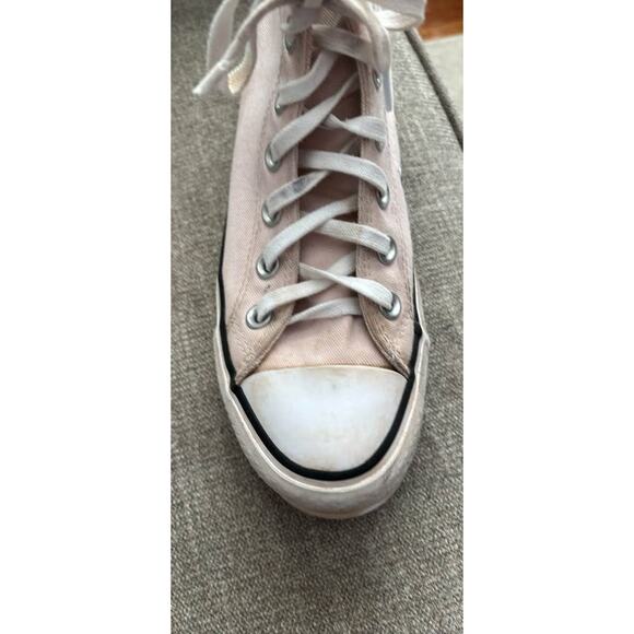 Light Pink Converse Chuck Taylor All Star high top shoes size 5 Ladies - Picture 4 of 8